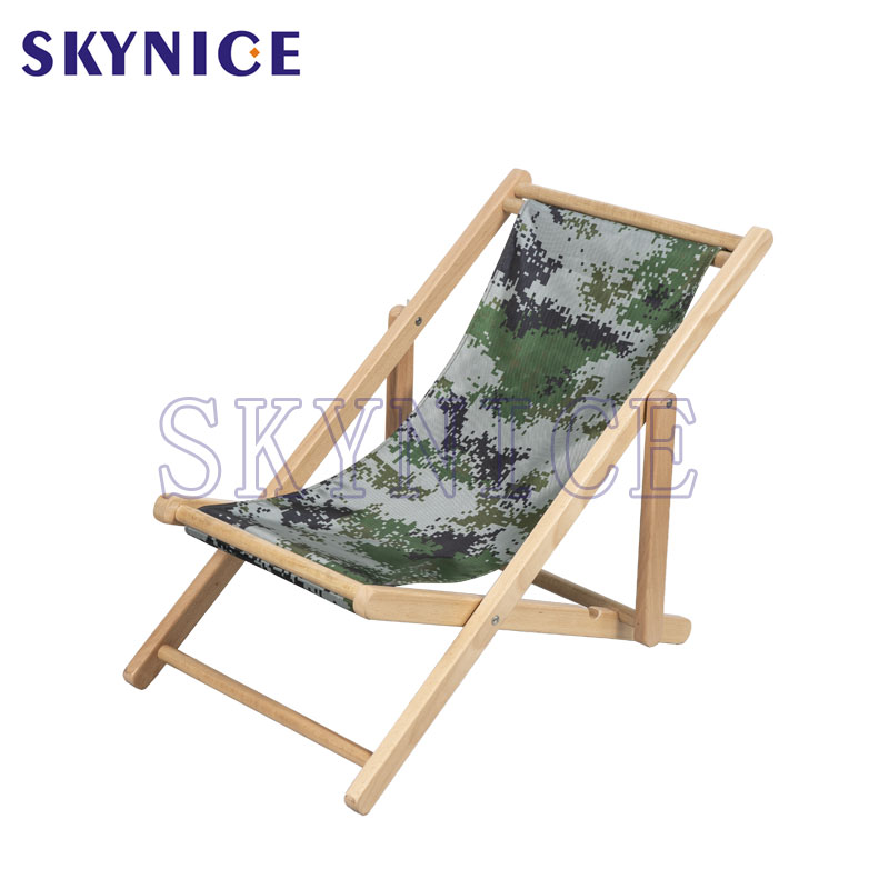 Kids Wood Sling Lounge Chair