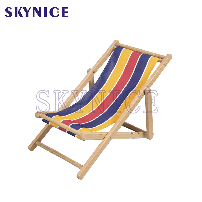 Children Wood Folding Beach Chair