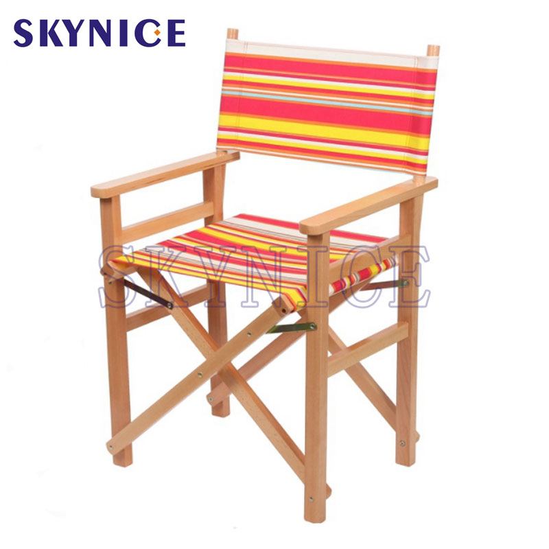 Wooden Makeup Salon Folding Director Chair