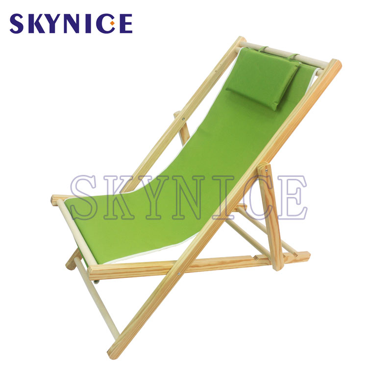 Folding Adjustable Oxford Canvas Beach Chair