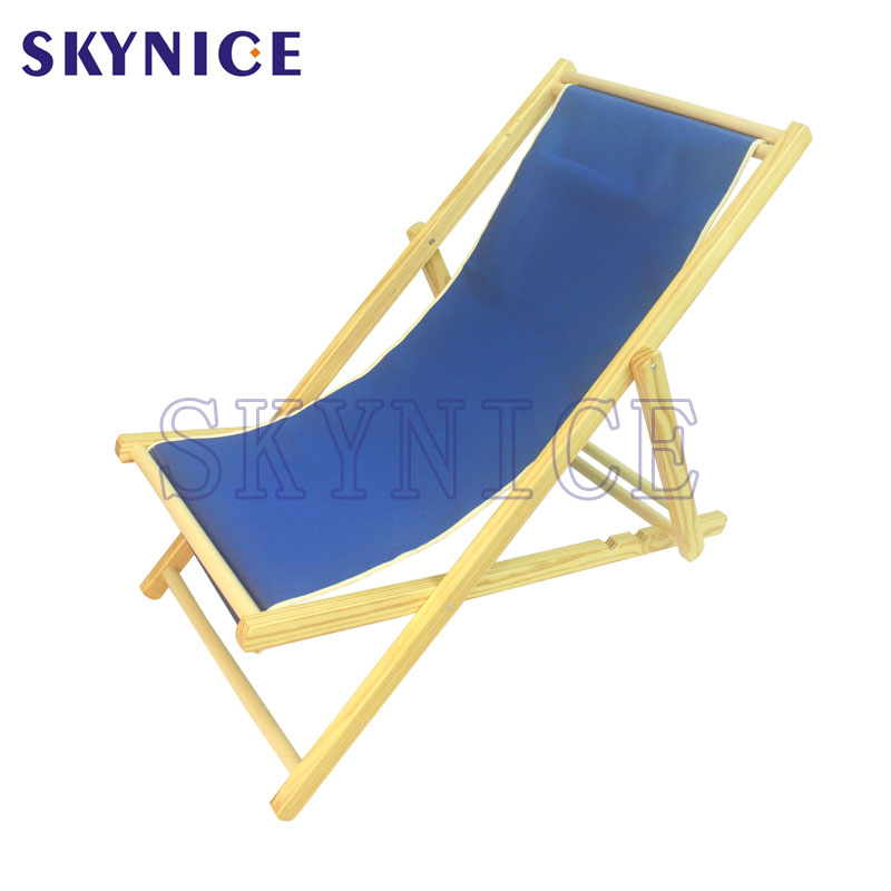 Folding Wooden Beach Lounge Chair