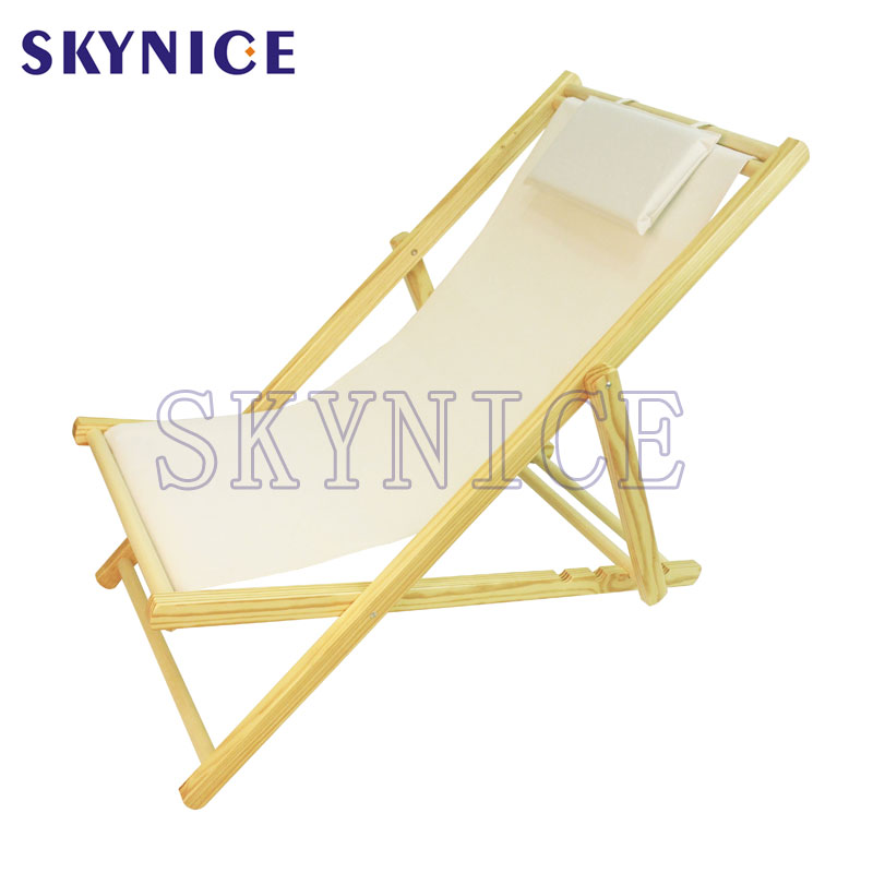 Camping Leisure Picnic Wooden Deck Chair