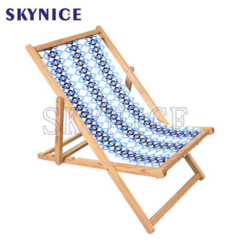 Wooden Outdoor Folding Fishing Deck Garden Beach Chair