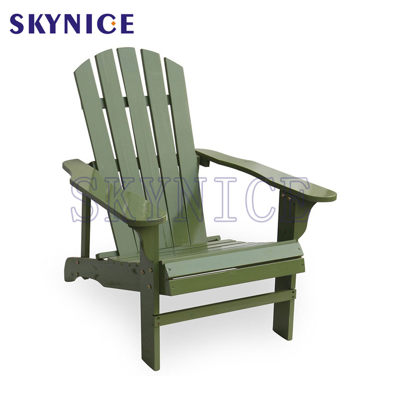 Outdoor Patio Furniture Reclining Beach Wood Garden Chair