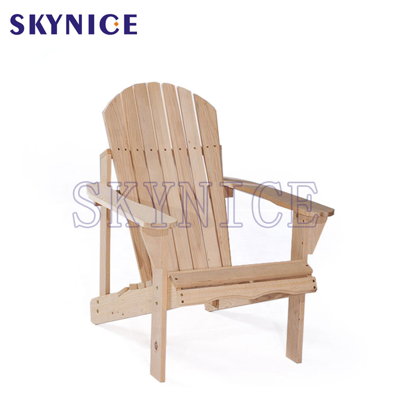 Outdoor Natural Fir Wood Rocking Chair Patio Deck Frog Chair