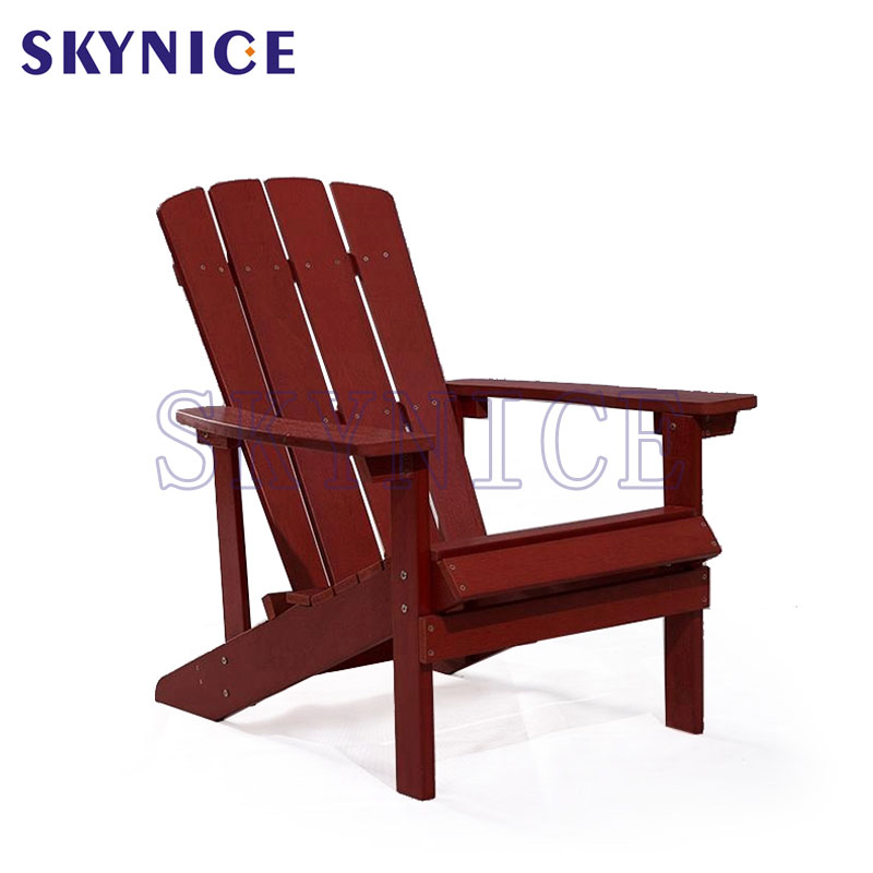 Solid Wood Outdoor Patio Garden Lounge Adirondack Chair