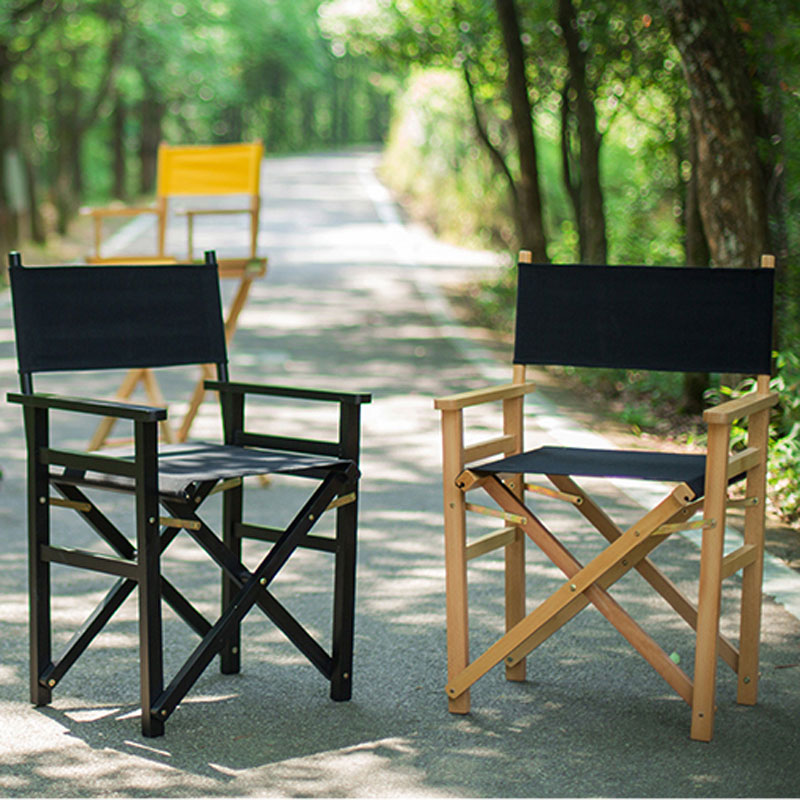 Wooden director chair